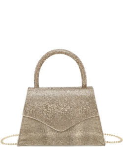 Fashion Rhinestone Clutch Handbag LFE01 GOLD